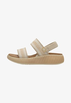 Jana, COSHY INSELFLAIR – DIE HALLUX-FREUNDLICHE SANDALE - Sandales - beige comb