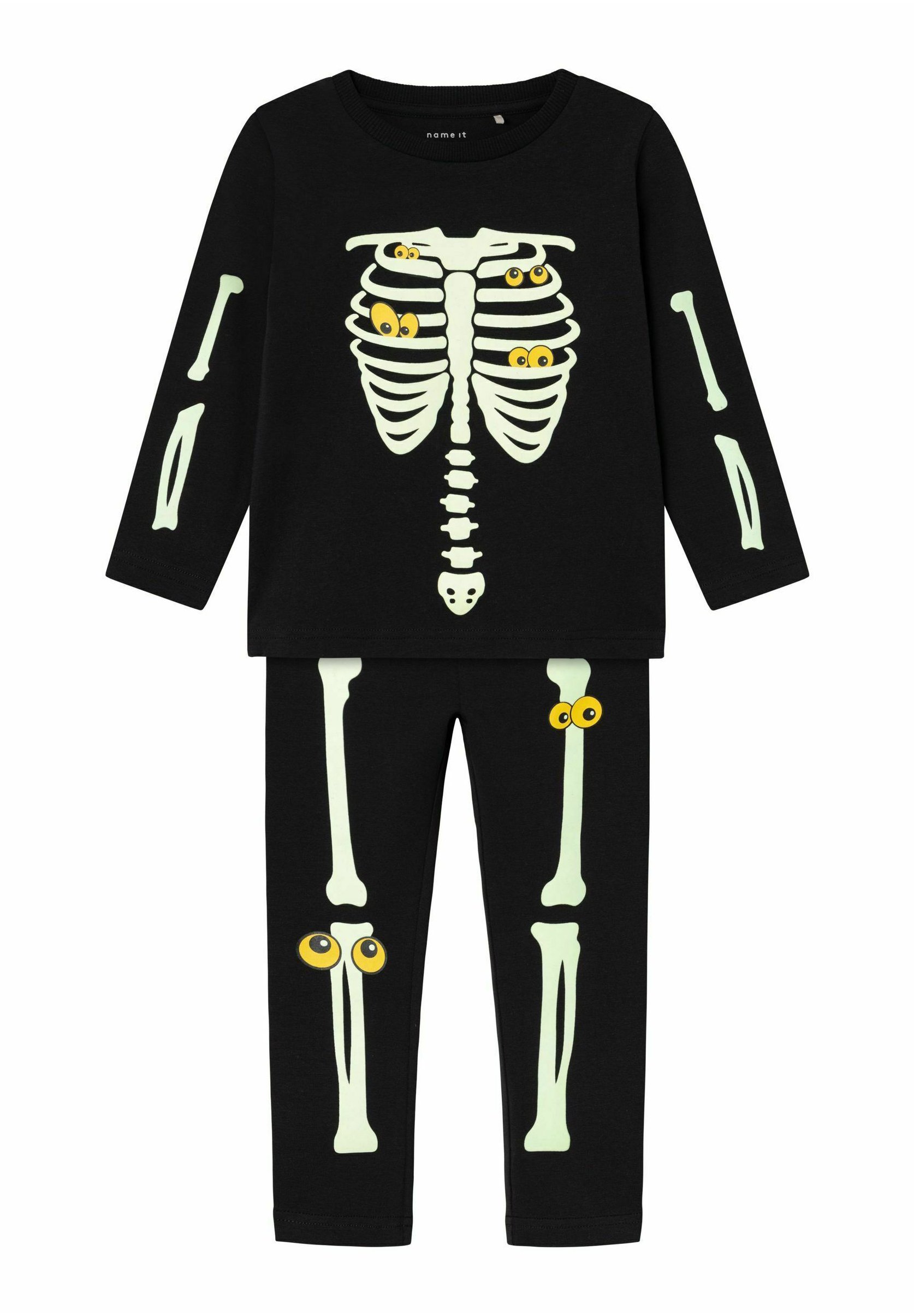 Name it IM SET SKELETT - Tracksuit bottoms - black - Zalando