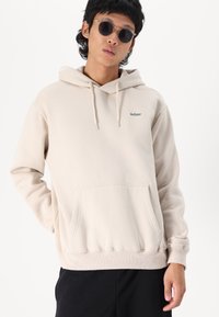 Hollister Co. Relaxed Logo Hoodie - Sweater - french oak
