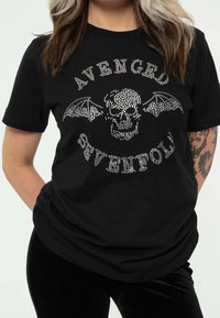 Paradiso Clothing AVENGED SEVENFOLD DIAMANTE DEATHBAT - Print T-shirt - black