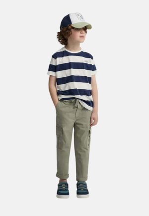 Silbon, PANTALÓN CARGO CON CINTURA AJUSTABLE - Pantalones cargo - verde