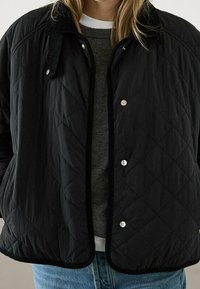Massimo Dutti Winterjacke - black