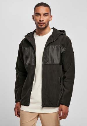 Urban Classics HOODED MICRO - Fleecejakke - black