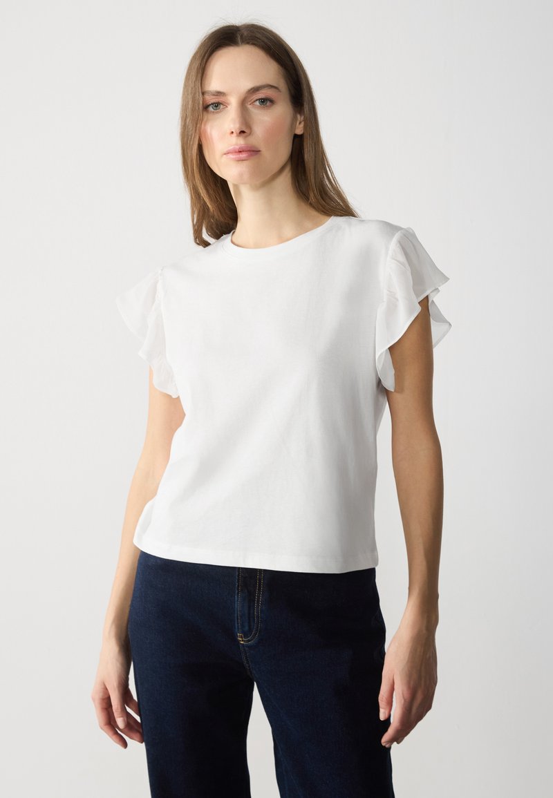 Anna Field - T-shirts - blanc de blanc, Forstørre