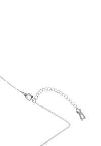 Sterling zilveren ketting met een kreeftsluiter en een verlenger. Heeft een gladde textuur en een eenvoudig ontwerp met een naadloze afwerking.