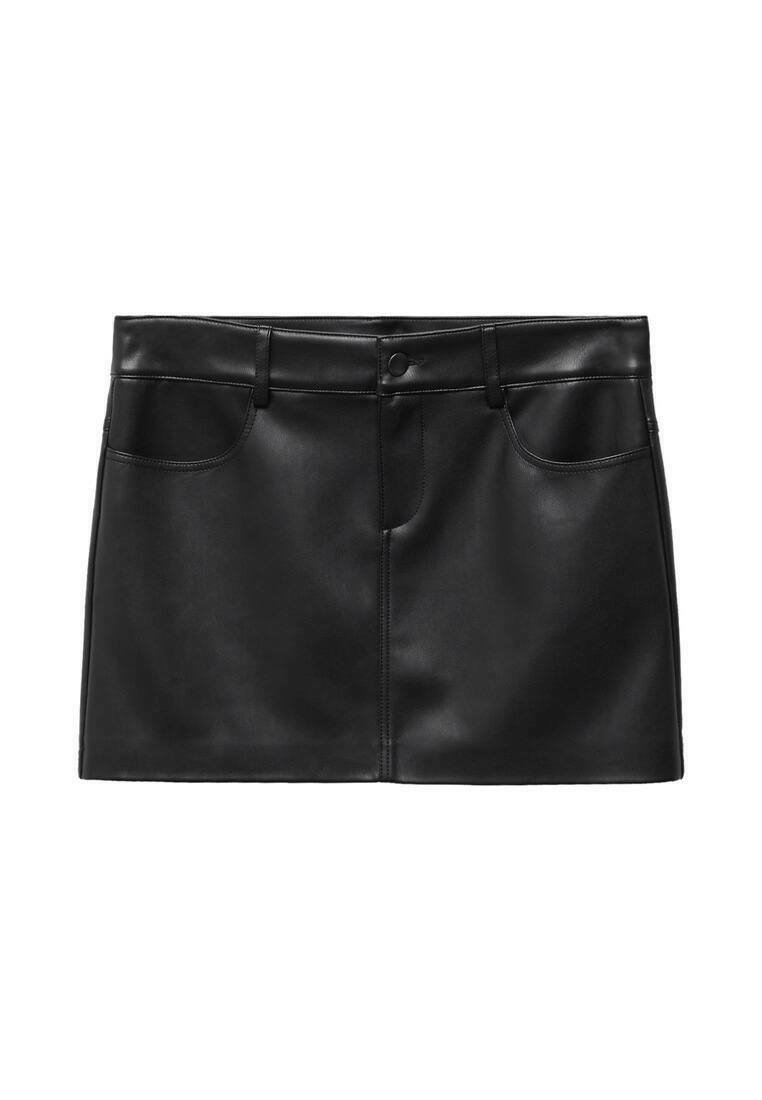 Mango Minirok zwart Mango Minirok zwart