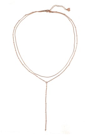 LAYER SNAKE SATELLITE Y - Collier - rosegoldfarben