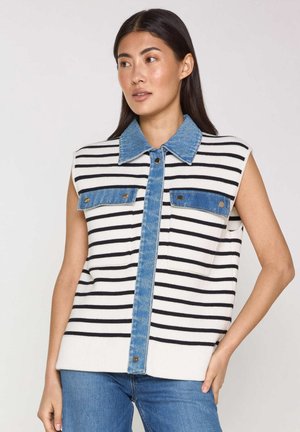 Veste sans manches - ecru