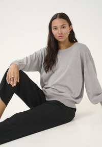 Kaffe REGINA O-NECK - Džemperis - grey silver metallic