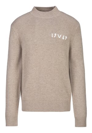 19V69 Italia, 19V69 ITALIA STRICKPULLOVER ANTEO - Jumper - taupe melange