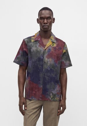 Les Deux, TIE DYE SHIRT - Chemise - mediterranea green