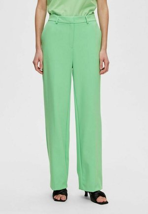 Selected MYLA WIDE  - Pantalon classique - absinthe green
