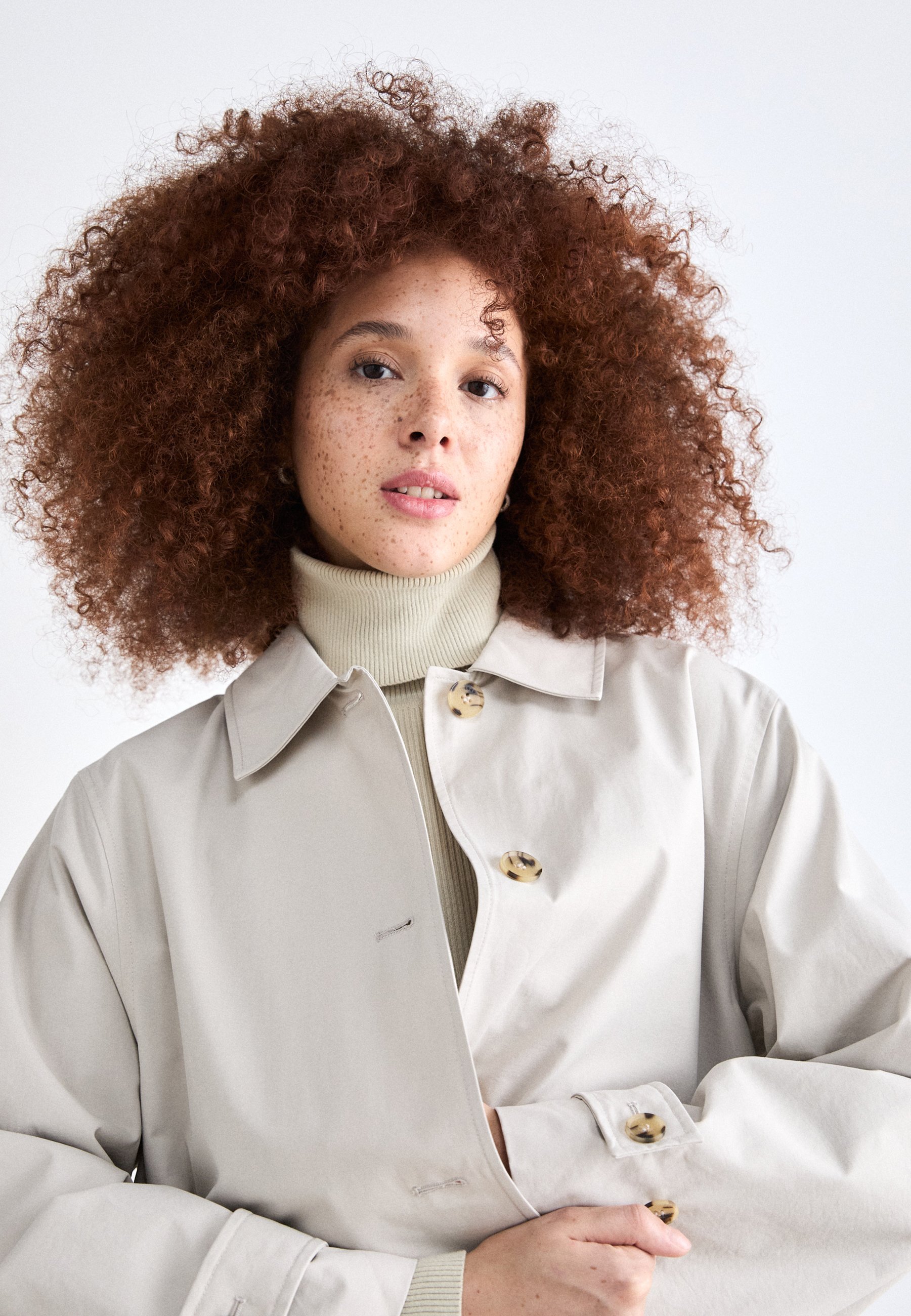 GANT RELAXED CAR COAT - Trenchcoat - cloudy grey/grey - Zalando.co.uk