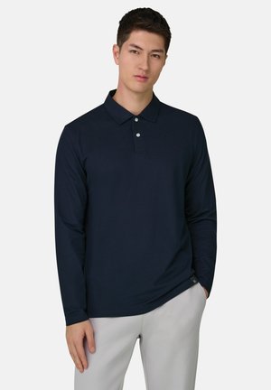 Boggi Milano TECH SUSTAINABLE HIGH-PERFORMANCE -CAFÈ - Poloshirt - navy blue