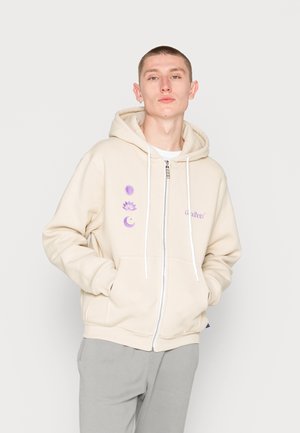 PEACE ZIP HOODY UNISEX - Zip-up sweatshirt - nature