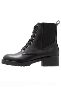 Anna Field Botines con cordones - black