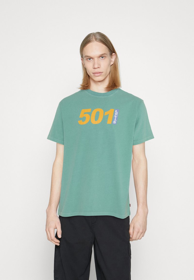 Levi's® VINTAGE FIT GRAPHIC TEE TShirt print wasabi/türkis