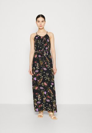 Vero Moda VMEASY SLIT DRESS  - Μάξι φόρεμα - black/mille
