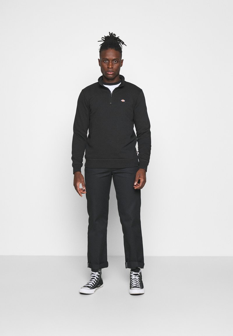 Dickies OAKPORT QUARTER ZIP - Sweatshirt - black - Zalando.co.uk
