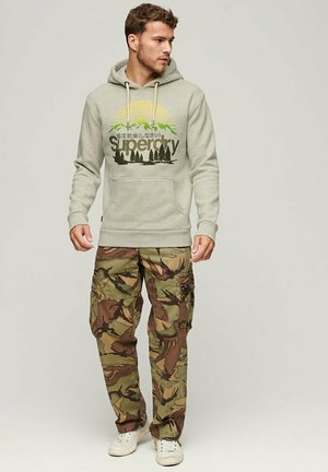 CORE LOGO GREAT OUTDOORS - Kapuzenpullover - glacier grey marl