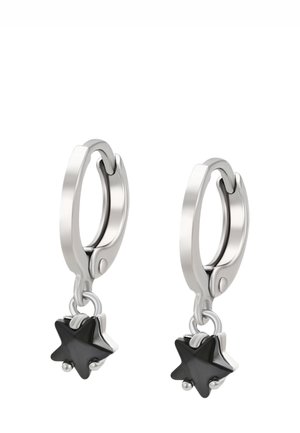 Oorbellen - silver/black