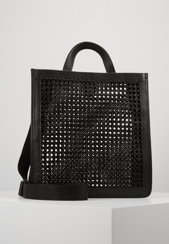 BORSA PAGLIA BOTTALATINO - Shopping Bag - noir