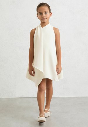 ZOE DRAPED SLEEVELESS SHIFT  - Koktajl obleka/za zabavo - ivory