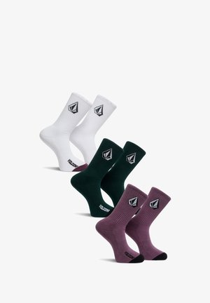 Volcom, SOCKS FULL STONE MIX 3PK - Chaussettes - multi