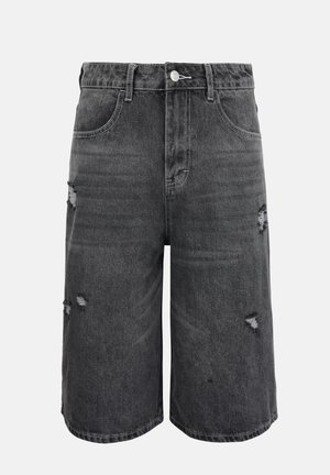YOURTURN, UNISEX - Farmer rövidnadrágok - grey denim