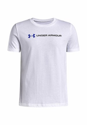 Under Armour, LOGO WORDMARK - Sports T-shirt - white