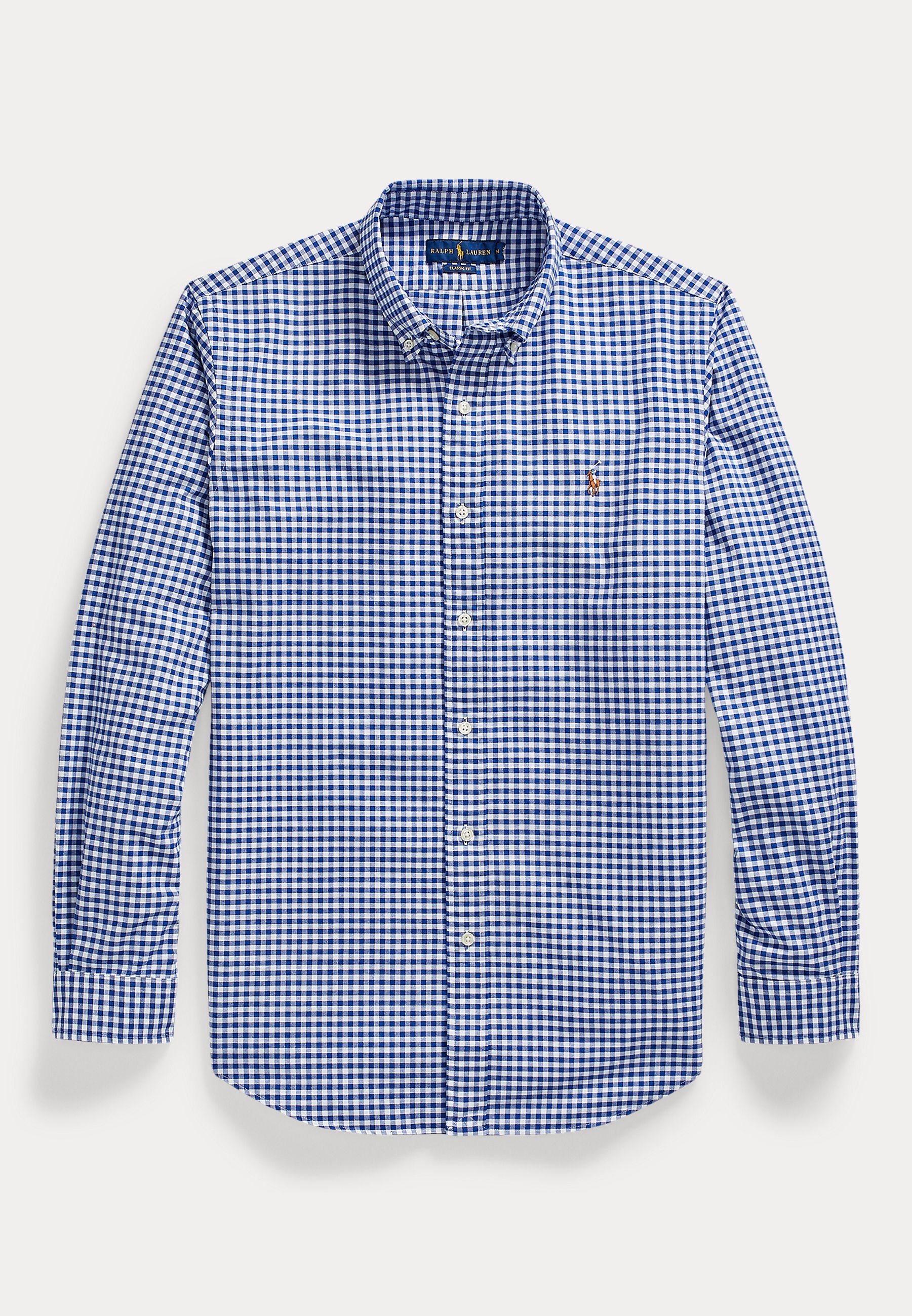 Polo Ralph Lauren CUSTOM FIT OXFORD SHIRT - Shirt - blue/white