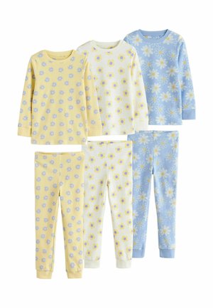 REGULAR FIT - SNUGGLE 3 PACK SET - Set lenjerie de noapte - yellow blue daisy
