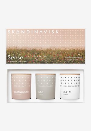 SENSE TRIO MINI CANDLE GIFTSETS - Fragrance set - -