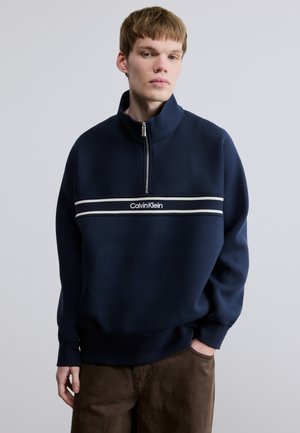 SPACER STRIPE - Sweatshirt - dark sapphire