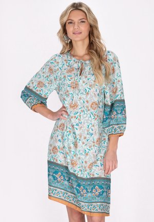 usha Vestito casual - aqua multicolor