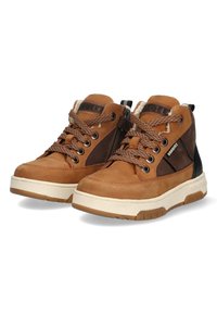 Braqeez Sneakers hoog - bruin wit grijs