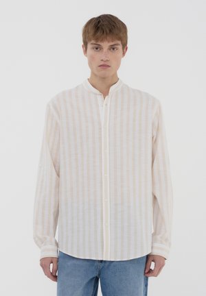 COREANA RIGHE - Camicia - var crema