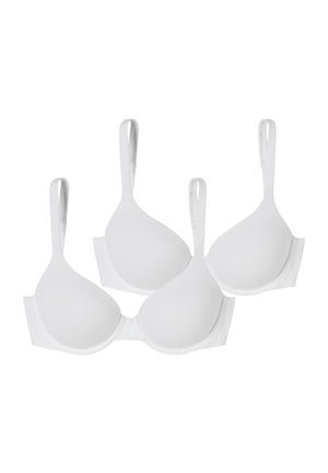 2-PACK - trägerloser/variabler BH - weiss