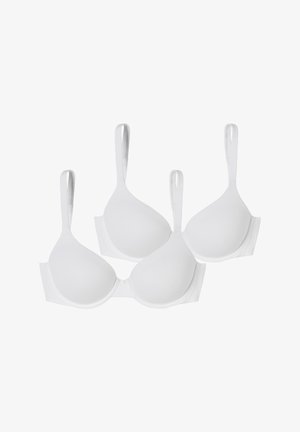 2-PACK - Axelbandslös bh / Multifunktionsbh - weiss