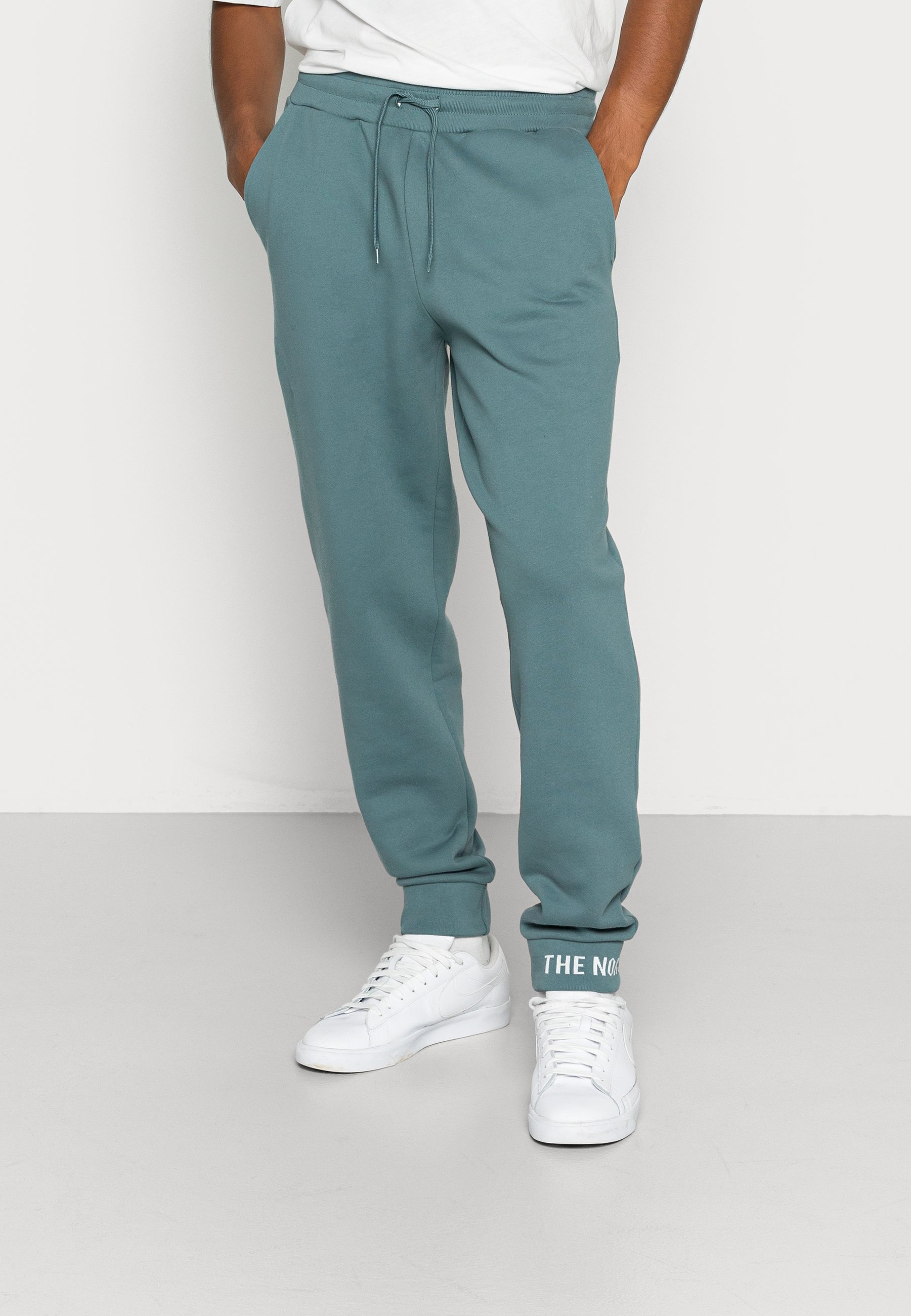 north face joggers blue