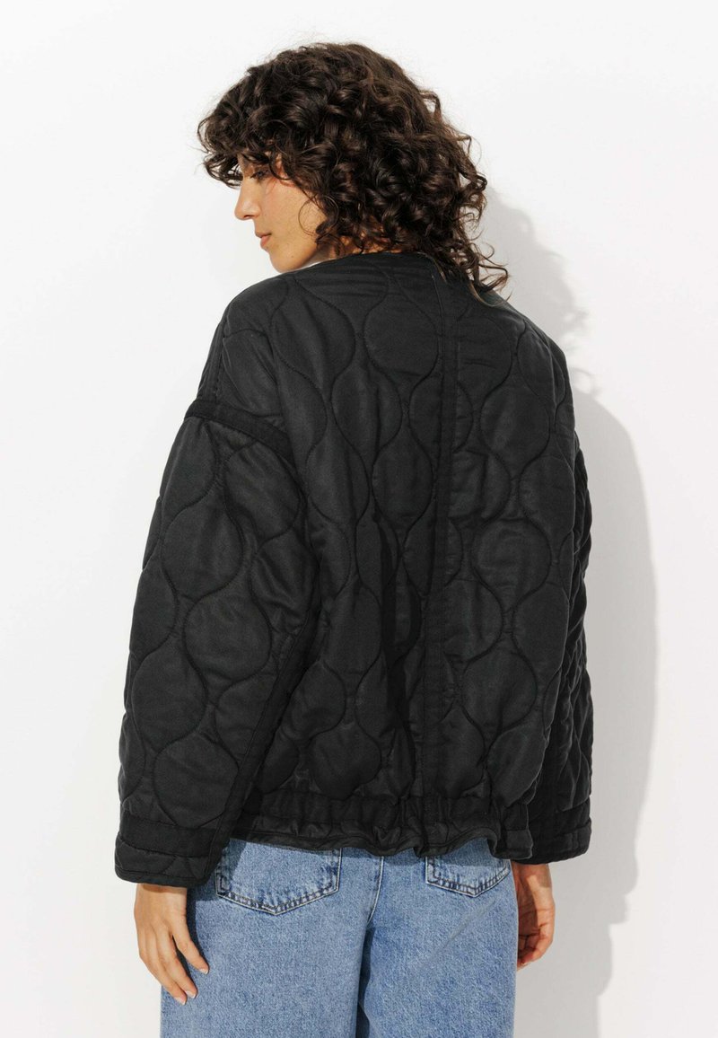 Veste Courte Noire Promod Taille 38 - Coton, Occasion Très Bon état, Manches Courtes