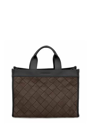 YORI WEAVE 36 5 CM - Handbag - chocolate brown black