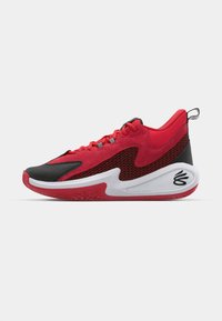 CURRY 3Z 25 UNISEX - Košarkarski copati - red/white/black