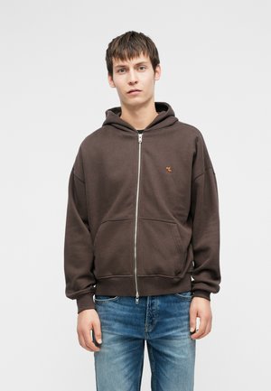 ESSENTIAL - Sweatjacke - brown