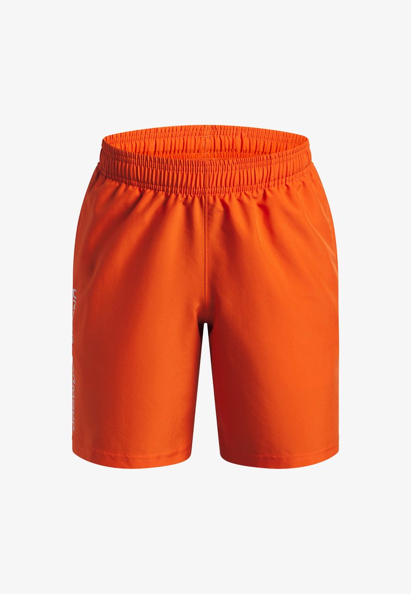 Under Armour TECH WOVEN WORDMARK - Pantalón corto de deporte - orange base (844)