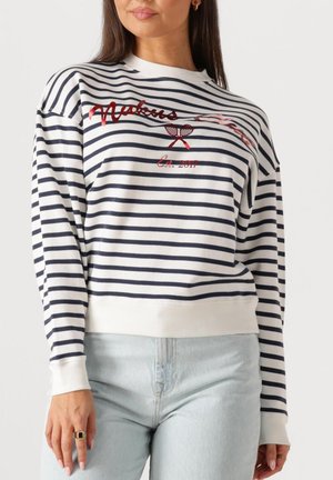 STRIPE - Sweater - white/blue