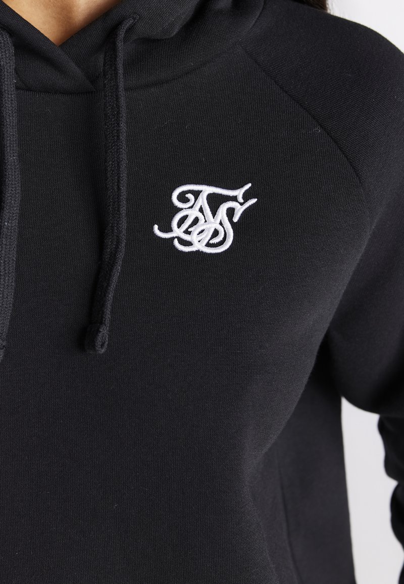 Felpa con cappuccio Essential Overhead in nero | SikSilk Svizzera Felpa con cappuccio Essential Overhead in nero | SikSilk Svizzera