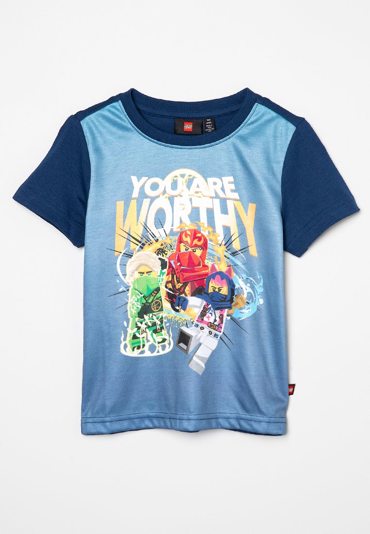 LEGO® kidswear T-shirt print donkerblauw