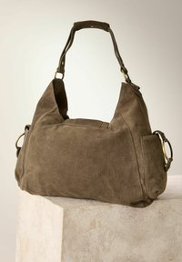 Next WHIPSTITCH - Taška s příčným popruhem - taupe