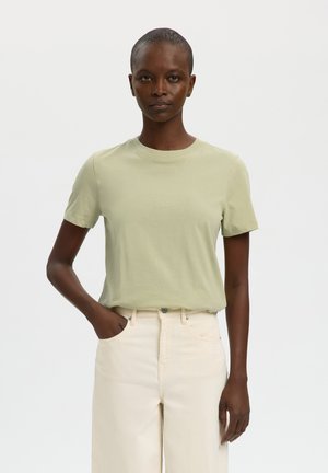 Selected, T-Shirt basic - lint